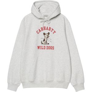 Худи с кулиской wild dogs Carhartt WIP, серый