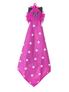 Vigar Кухонное полотенце "Феликс" розового цвета - (Д)64 см