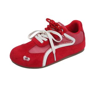 VICTORIA&VERA Женские низкие кэжуал кроссовки красные, цвет Red