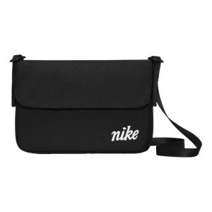 Сумка Nike Large Capacity Athleisure Casual Sports Shoulder Bag Messenger Bag Unisex Pure Black
