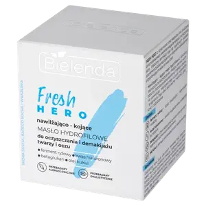 Увлажняющее и успокаивающее гидрофильное масло для очищения и снятия макияжа с лица, 40 г Bielenda Fresh hero