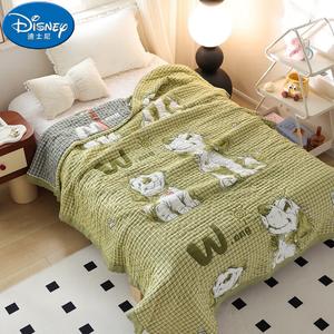Disney Одеяло хлопковое кружевное 150х200 см, цвет Xinwangwang Green, стандарт класса А для мам и малышей