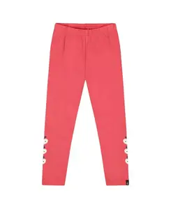 Леггинсы из органического хлопка для девочек - для детей постарше Deux Par Deux, красный