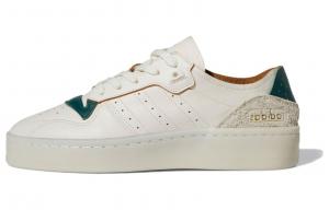Adidas Originals Adidas Rivalry Low в облачно-белом, университетском зеленом и цвете слоновой кости, цвет White/Forest Green/Ivory White