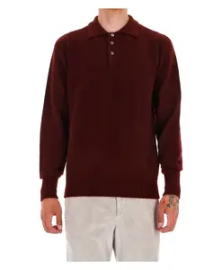 Шерстяной свитер с круглым вырезом Drumohr, красный