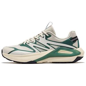 Прочные дышащие низкие повседневные туфли мужские, бледно-дикий серо-зеленый цвет Erke, Wild Gray Mountain Green