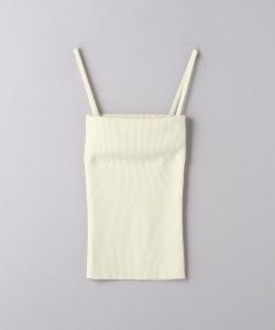 Кашемировая трикотажная блузка в рубчик United Arrows, цвет Off White