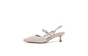 BELLE Розовые женские туфли на тонком каблуке 4,5 см, цвет Pink