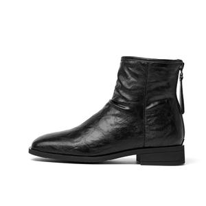 JOSINY Женские черные угги на меху, цвет Black (Fleece-Lined)