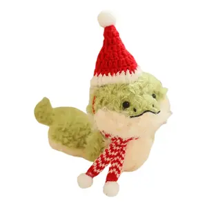 Креативная милая плюшевая кукла змейка, высота 25см/35см/45см OLOEY, красный