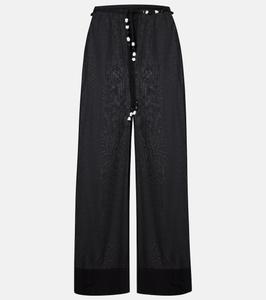 Азура хлопковые брюки с широкими штанинами SIR, черный