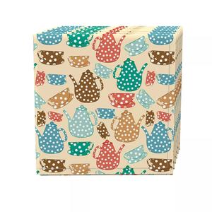 Набор салфеток из 4 шт., 100 % хлопок, 20x20 дюймов, в горошек, «Время чаепития»