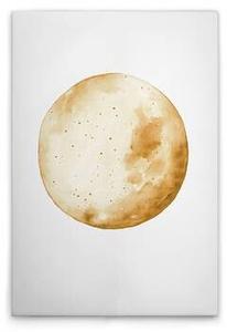 Картина на холсте A.S. Création Golden Moon цвет weissgelbgold