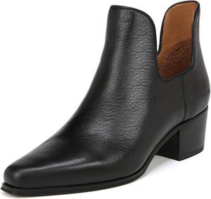 Женские офисные ботильоны XYD, базовые, с квадратным носком, на устойчивом каблуке, с вырезами, типа челси, Black