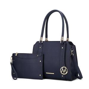 MKF Collection Norah Сумка-сэтчел с ремешком из 2 предметов от Mia K MKF Collection, розовый