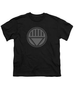 Футболка с коротким рукавом и черным символом для мальчиков Green Lantern, черный