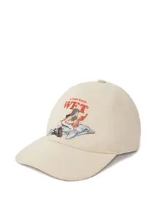 Кепка с графичным принтом Stella Mccartney, бежевый