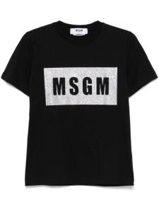 Футболка с логотипом MSGM, черный