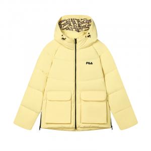 FILA Женский пуховик Желтый цветок Жимолость, Yellow Floral Azalea