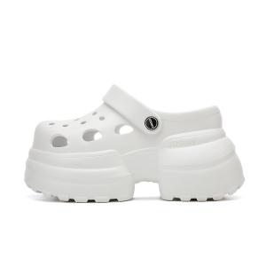 JOSINY Классические перфорированные клоги для женщин белые, цвет White