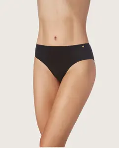 Классические трусики среднего размера из экологически чистой ткани ZD, черный