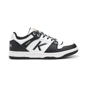 Кроссовки унисекс Kelme Retrobasket 2.0 повседневные, белый/черный