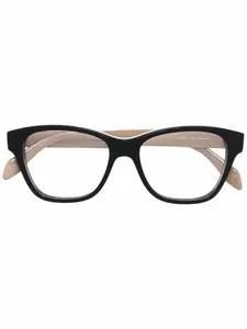Очки в квадратной оправе Alexander Mcqueen Eyewear, черный