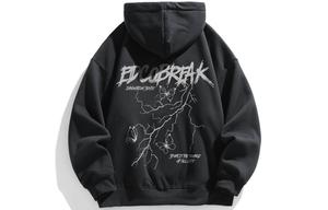 Унисекс свитшот EDCO BREAK SILENCE, Black[Thickened And Fleece-Lined]
