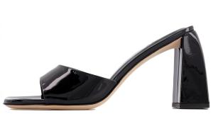 Сандалии женские из лакированной кожи 100 мм By Far, Original Shoe Box Included