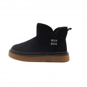 BEIER Утепленные модные универсальные трендовые индивидуальные теплые и износостойкие короткие снежные ботинки женские - черные, цвет Black