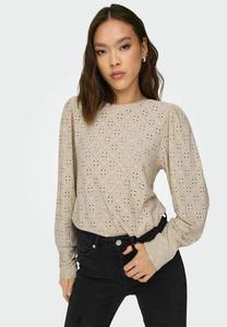 Блуза JDY VOLUMINÖSER ARMSCHNITT, Cement/Grey