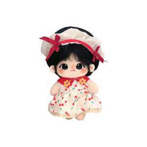 Мягкая плюшевая кукла из хлопка, 20 см Jinnew, красный