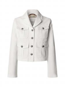 Pepe Jeans Куртка межсезонная 'Gigih' из белого денима