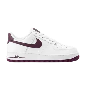 Кроссовки Nike Wmns Air Force 1 Low '07 'Bordeaux', белый