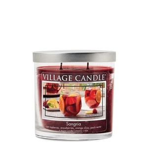 Ароматическая свеча "Сангрия" в стакане с серебряной крышкой, 7,5 унций Village Candle