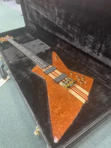 Бас-гитара Dean USA Джон Энтвисл Spider 1 из 25 #17 Натуральный красное дерево