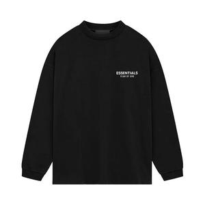 Футболка Fear of God Essentials Jersey Long-Sleeve T-Shirt, Black