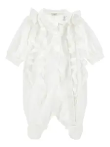 Пижама с оборками Monnalisa, белый