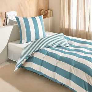 Наволочка Лос-Анджелес из мако-сатина Dream Sleep (односпальная) 40x80 см, светло-голубая Traumschlaf