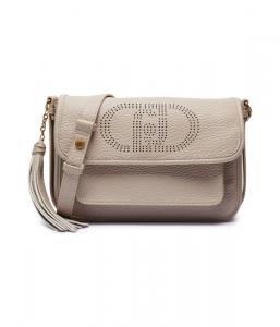 Сумка женская Liu Jo через плечо с перфорацией, бежевый