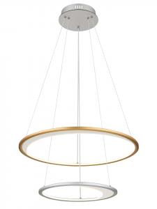 Подвесной светильник «UMBRA» серебристого цвета