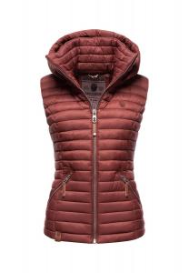 Стеганый жилет Шадаа NAVAHOO, цвет Weinrot