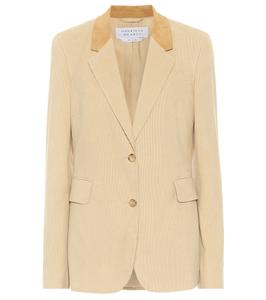 Хлопковый блейзер Sophie Gabriela Hearst, бежевый