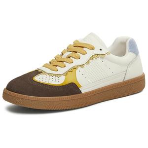 TATA Маленькие бутоны цветов повседневные туфли женские - экрю/коричневый/желтый/синий, цвет Ecru/Brown/Yellow/Blue