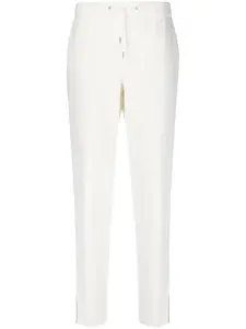 Брюки с разрезами на манжетах Fabiana Filippi, белый