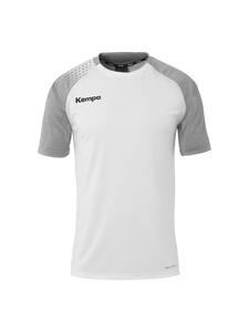 Рубашка Ambition 28 в цвете белый/темно-серый меланж Kempa