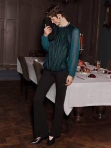 Кожаные балетки Asher Hobbs, Black