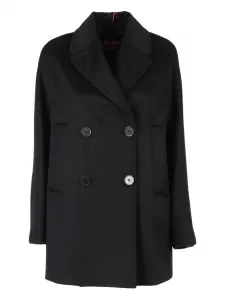 Двубортное пальто-пиджак Sheree Max Mara, черный