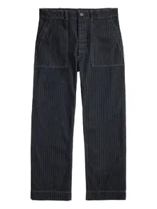 Брюки с узором в елочку Ralph Lauren Rrl, синий