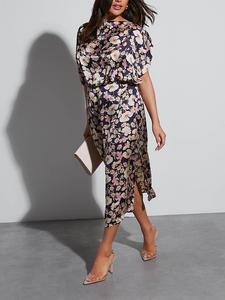 Длинное платье Milan Kiss, цвет creme/dunkelblau